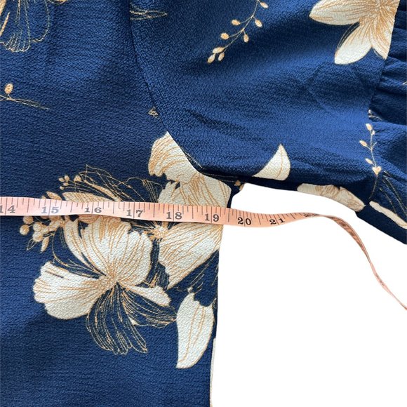 BELONGSCI Women's 2023 Summer Dress Sweet & Cute V-Neck Bell Sleeve Sz L - Picture 6 of 7